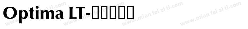 Optima LT字体转换